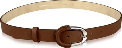 Produktbild von Ledergürtel Loreen schlichtes Design mit teilüberzogener Schließe von collezione alessandro