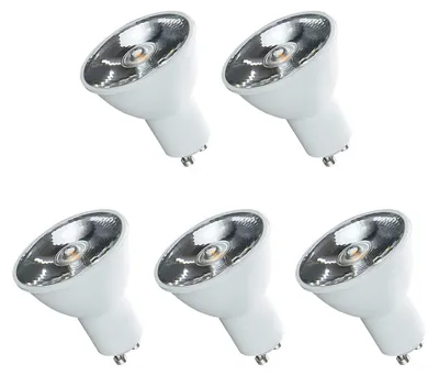 Produktbild von Spectrum GU10 LED-Spot 6W 500lm 6000K tageslichtweiß 5 Stück