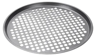 Image de Plaque à pizza en acier au carbone - Ronde - 26 cm