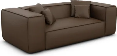 Produktbild von Echtleder 2-Sitzer Couch Arelia Dunkelbraun