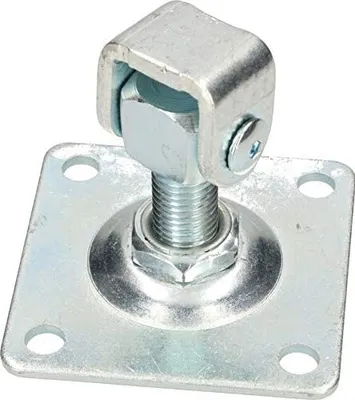Obrázek produktu pro KOTARBAU® Závěs brány M20 100x100 Závěs brány Pozinkovaný Nastavitelné otvory pro šrouby Závěs brány Šroubovací deska Bezpečnost Odolný proti korozi Odolný proti povětrnostním vlivům