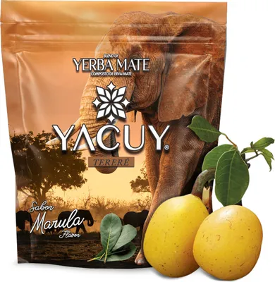 Produktbild von Yerba Mate Tee YACUY Marula terere 500g Brasilianische grüne Mate-Tee mit Marula-Frucht