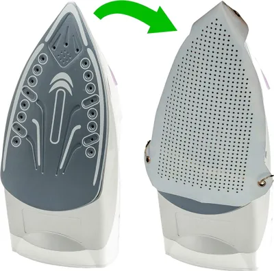 Produktbild von Teflon Bügeleisensohle Bügelsohle Bügeleisen Sohle Schuh Fuß Zubehör Schutzsohle