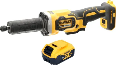 Obrázok produktu pre Akumulátorová priamková brúska DeWalt DCG 426 N 18 V bezkefová + 1x akumulátor 5,0 Ah – bez nabíjačky