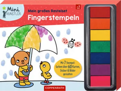 Produktbild von Mein großes Bastelset: Fingerstempeln