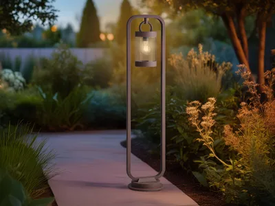 Produktbild von LED Wegeleuchte für Wegbeleuchtung Garten, Gartenlaterne Rostoptik, Höhe 100cm