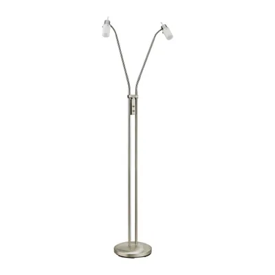 Produktbild von LED Stehleuchte, Eisen, Glas, Spots flexibel, H 161 cm