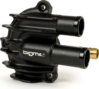 Image de Couvercle de pompe à eau BGM PRO Faster Flow noir anodisé pour Vespa GT, GTS, GTL, GTV 125-300, GTS300 HPE