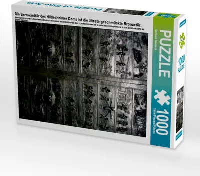 Produktbild von Calvendo Die Bernwardtür des Hildesheimer Doms ist die älteste geschmückte Bronzetür. 1000 Teile Puzzle hoch 480x640mm, Niemsch Gerhard; 7365306