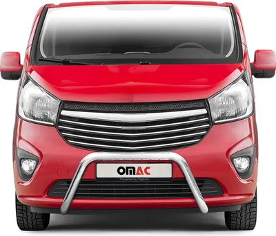 Produktbild von Frontbügel Frontschutzbügel für Opel Vivaro 2014-2019 mit ABE Stahl Silber