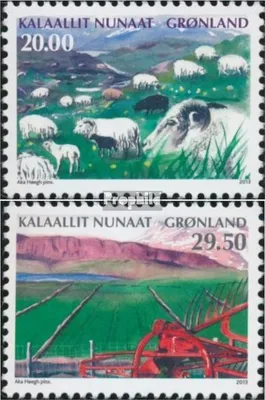 Produktbild von Briefmarken Dänemark - Grönland 2013 Mi 640-641 (kompl.Ausg.) postfrisch Landwirtschaft