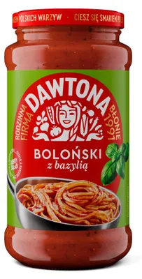 Zdjęcie produktu dla Sos boloński z bazylią 520g Dawtona