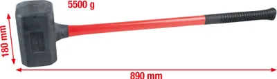Obrázek produktu pro KS TOOLS Rückschlagfreier Schonhammer XL 5500g 140.5259