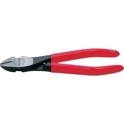 Produktbild von FORMAT Kraftseitenschneider poliert tauchisoliert 200mm, Länge:180 mm, Schneidwert Durchmesser harter Draht:2,7 mm, Schneidwert Durchmesser Piano Draht:2,2 mm