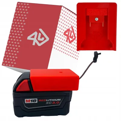 Produktbild von P4U Adapter für Milwaukee M18 Akku Werkzeug