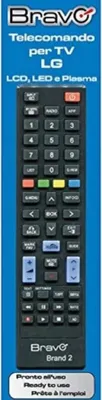 Produktbild von Bravo Band2-Fernbedienung für LG TV Schwarz - Kompatibel mit LG-Fernsehern
