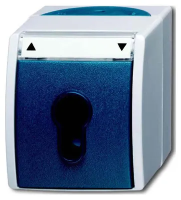 Immagine prodotto di Busch-Jaeger 2712 SLW-53, Numero di poli: 2P, Colore del prodotto: Grigio, Bianco. Tensione di ingresso CA: 250 V. Larghezza: 74 mm, Fascetta