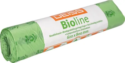 Produktbild von DEISS Müllbeutel 06080 kompostierb. 60l 620x800mm 10 St./Pack.