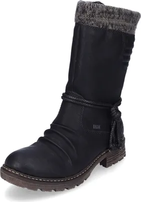 Produktbild von Rieker Damen Halbschaft Stiefel schwarz