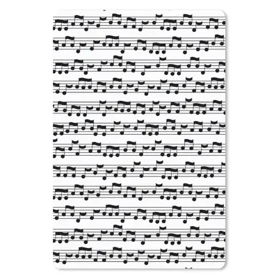 Produktbild von MuchoWow® Mauspad Mousepad Musik - Patterns - Musiknoten 18x27 cm - Mousepads - Maus Mat - Pad - Mausunterlage