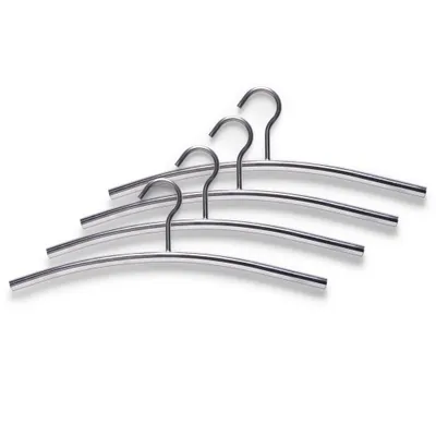 Produktbild von Zeller Kleiderbügel, 4-er Set, Edelstahl 43,5x15