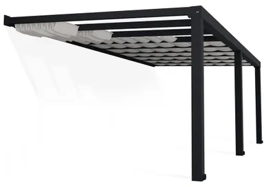 Produktbild von Palram - Canopia Sonnensegel für Terrassendach Stockholm Weiß 325x740 cm