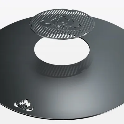 Produktbild von Grillmeister Set | 3-teilig | Grillring 80 cm + Grilleinsatz + Auflageleiste, Größe:Grillring 80cm Grilleinsatz Abstandshalterleiste