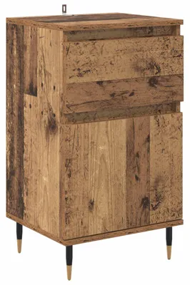 Obrázek produktu pro Servírovací skříň se zásuvkou Staré dřevo 40 x 35 x 70 cm