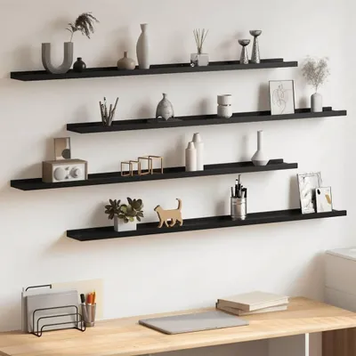 Productafbeelding van Set van 4 Wandplanken voor Wanddecoratie