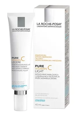 Zdjęcie produktu dla La Roche-Posay Liftingujący krem ujędrniający Redermic C Przeciwzmarszczkowy wypełniacz nawilżający 40 ml