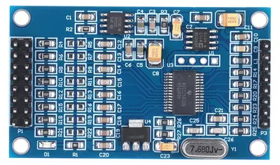 Immagine prodotto di Modulo di acquisizione dati ABS HighAccuracy ADC 8 canali 24 bit componente elettronico ADS1256