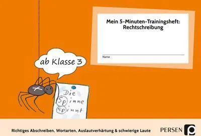 Immagine prodotto di Mein 5-Min-Trainingsheft: Rechtschreibung 1
