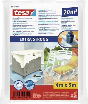 Obrázek produktu pro TESA Zakrývací fólie "Extra Strong 56652", extra pevná, 5 m x 4 m, TESA