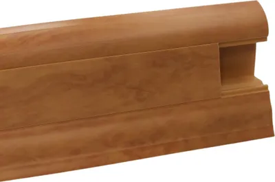 Zdjęcie produktu dla : Listwa przypodłogowa SLK50 W187 Hrušeň bosco 2,5 m - Narożnik (wewnętrzny)