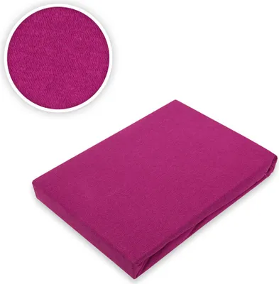 Produktbild von Jersey Spannbettlaken Pink in verschiedenen Grössen 140 - 160 x 200 cm