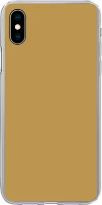 Produktbild von MuchoWow® Handyhülle Schutzhülle Hülle für Telefoonhoesje iPhone Xs Ockergelb - Farbe - Herbst - Gelb - Fest - Farben Silikon Softcase Handy Hülle - Handytasche