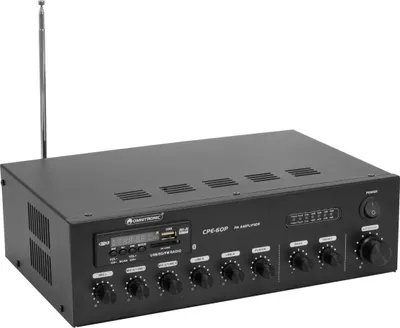 Immagine prodotto di Omnitronic 80709606 Amplificatore audio di potenza/fase nero (80709606)