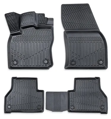 Immagine prodotto di Set (4 pezzi) di tappetini in gomma 3D per l'abitacolo Erpassan – VW CADDY V dal 2020