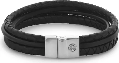 Produktbild von Rebel & Rose RR-M0054-S-XL Armband Full Metal Premium Combo 12mm Black