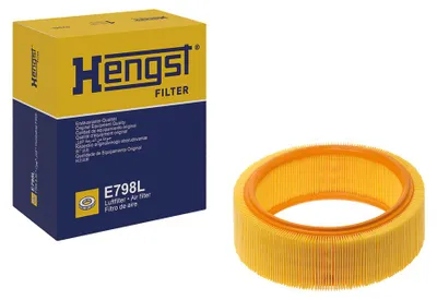 Image de Filtre à air Hengst pour Dacia Logan Sandero Renault Clio 2 Kangoo Megane 1