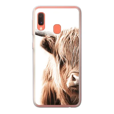 Produktbild von MuchoWow® Handyhülle Schutzhülle Hülle für Samsung Galaxy A20e Schottischer Highlander - Kuh - Tiere Silikon Softcase Handy Hülle - Abdeckung
