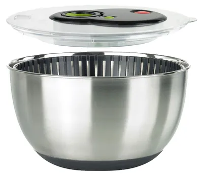 Obrázek produktu pro Emsa Salátový odstředivka 4,5l 513441 Turboline nerez/černá