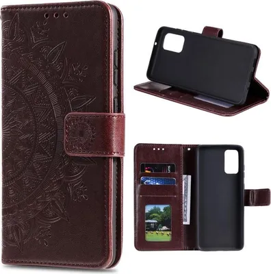 Produktbild von Xiaomi Mi 10T / Mi 10T Pro Handy Hülle Flip Case Cover Schutzhülle Mandala Braun