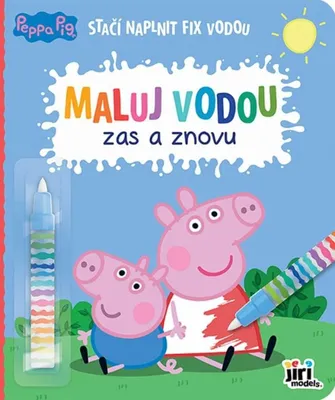 Image de Peindre avec de l'eau encore et encore Peppa Pig