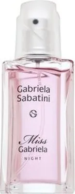 A bottle of Gabriela Sabatini Miss Gabriela Night Eau de Toilette.