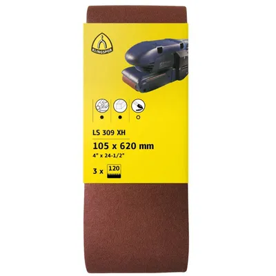 Produktbild von Klingspor LS 309 XH Hobbänder, 75 x 457 mm Korn 100 F5, SB-verpackt im Reiter