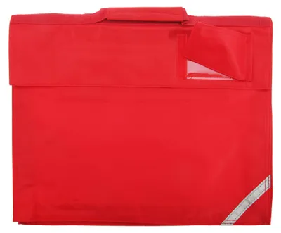 Produktbild von Quadra Jugend Büchertasche - 5 Liter FK491 (Einheitsgröße) (Hellrot)