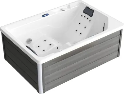 Produktbild von TroniTechnik® Outdoor Whirlpool Galera 190x130cm inkl. Heizung, Hydromassage und Farblicht