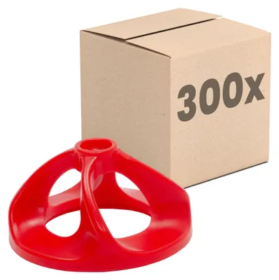 Produktbild von Dalsys Fliesen Nivelliersystem, 300 Hauben, Verlegehilfe Set, Fliesenleger Werkzeug, Fliesenkeile Kunststoff, Abstandshalter Fliesen, Verlegesystem, Fliesen Zubehör, Profi Kreuze