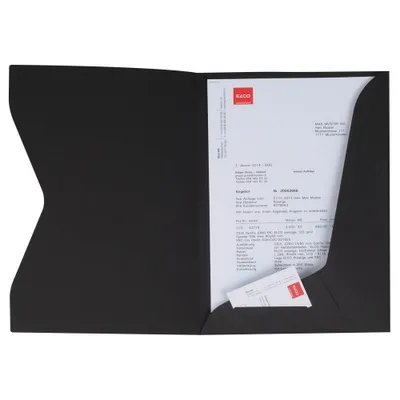 Produktbild von Elco Angebotsmappen für DIN A4 schwarz